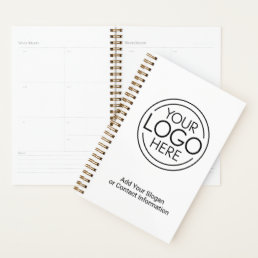 Add Your Logo Business Corporate Modern Minimalist Planner