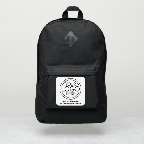 Add Your Logo Business Corporate Modern Minimalist Port Authority Backpack