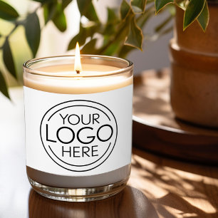 Add Your Logo Business Corporate Modern Minimalist Scented Candle