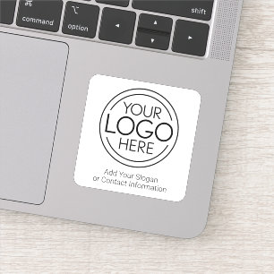 Add Your Logo Business Corporate Modern Minimalist Sticker