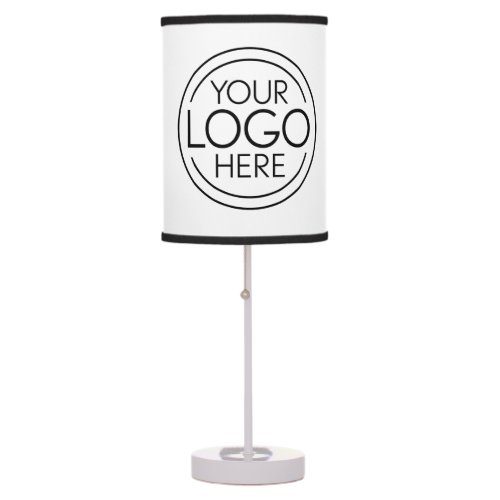 Add Your Logo Business Corporate Modern Minimalist Table Lamp