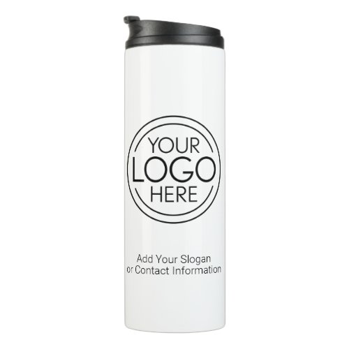 Add Your Logo Business Corporate Modern Minimalist Thermal Tumbler