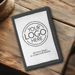 Add Your Logo Business Corporate Modern Minimalist Trifold Wallet<br><div class="desc">Perfect for an office party or presentation gift, these logo wallets are simple in design. You can change the background color to match the color that coordinates with your company logo. The extra lines of type can be used for company contact information or for a place to add a special...</div>