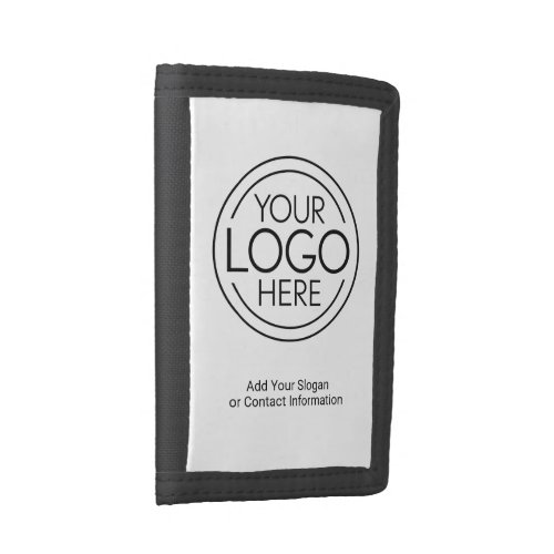 Add Your Logo Business Corporate Modern Minimalist Trifold Wallet