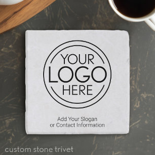 Add Your Logo Business Corporate Modern Minimalist Trivet