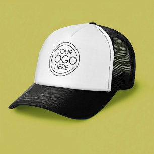 Add Your Logo Business Corporate Modern Minimalist Trucker Hat