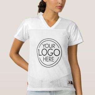 Add Your Logo Business Corporate Modern Minimalist Women's Football Jersey