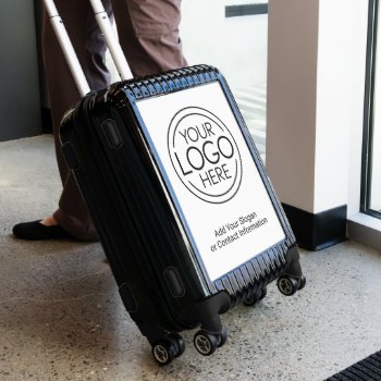 Add Your Logo Business Corporate Modern Trade Show Luggage by BusinessStationery at Zazzle