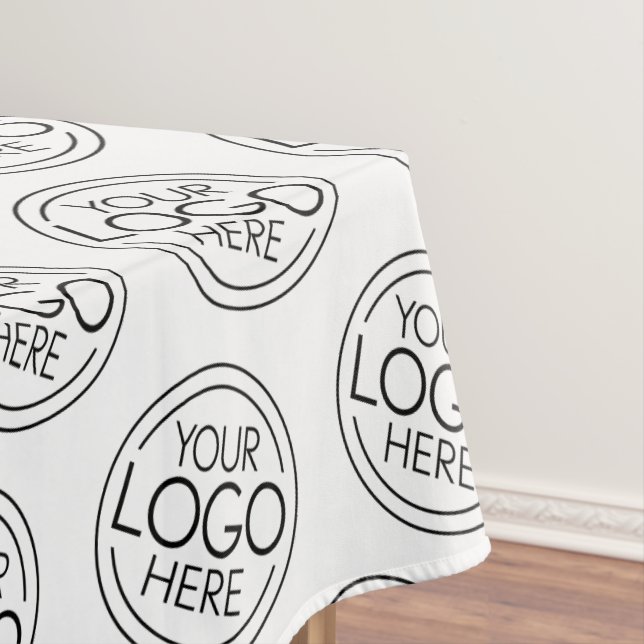 Add Your Logo Business Corporate Modern Trade Show Tablecloth (In Situ)