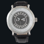 Add Your Logo Business Employee Swag Watch<br><div class="desc">Add your company logo and brand identity to this watch by clicking the "Personalize" button above. These brand-able watches can advertise your business as employees use them and double as a corporate swag. Available in other colors and sizes. No minimum order quantity and no setup fee. Order as many or...</div>