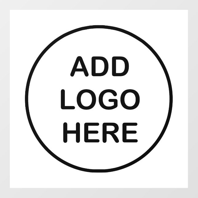 Add Your Logo Business Floor Decal Signs (Front)