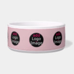 Add Your Logo Business Promotional Dusty Rose Pink Bowl<br><div class="desc">Trendy professional modern customizable design to improve brand awareness,  build a recognizable brand and create something unique.  Customizable business design on Dusty Rose Pink colored background. You can develop your own design and add your text (personal or business),  logo,  image,  colors ... </div>