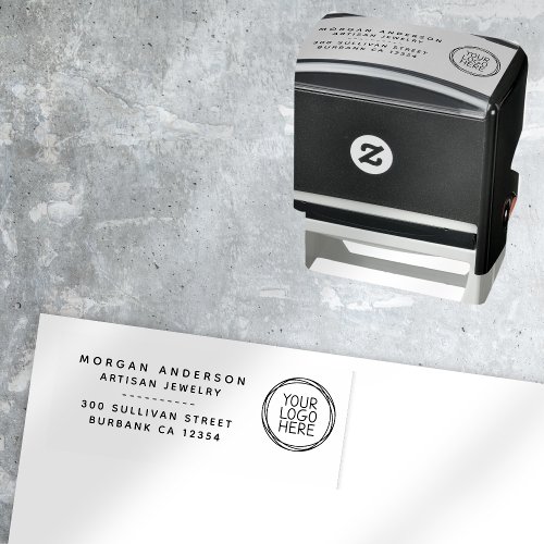 Add Your Logo Business  Self_inking Stamp