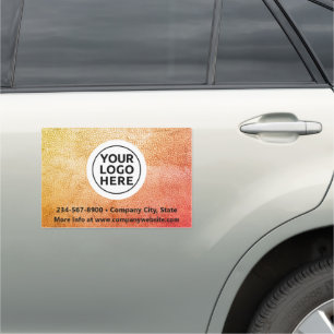 Add Your Logo Business Sign Vehicle Magnet