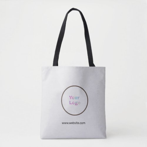 add your logo business simple minimal promotional  tote bag