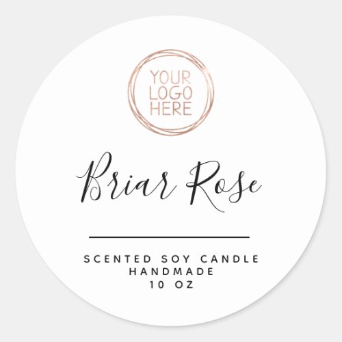 Add Your Logo Candle Product Label