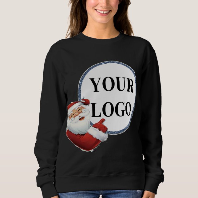 Add Your Logo Christmas Holiday Sweatshirt (Front)
