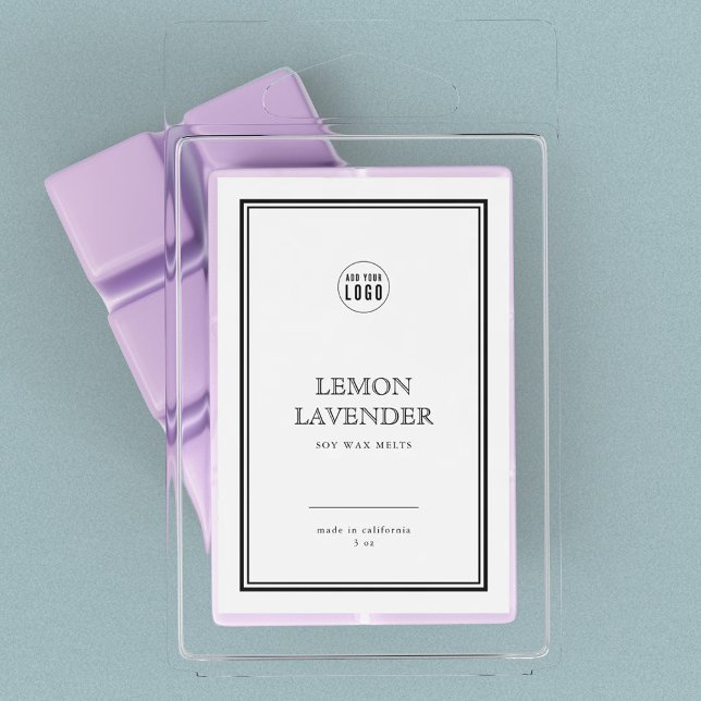 Add Your Logo Classic Black Border Product Label (Creator Uploaded)