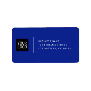 Add Your Logo Classy Modern Return Address Label