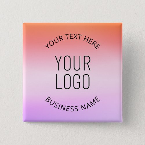 Add Your Logo  Colorful Sunset Gradient Colors  Button
