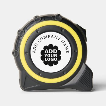 Add Your Logo Company Name Promotional Gift Tape Measure by semas87 at Zazzle