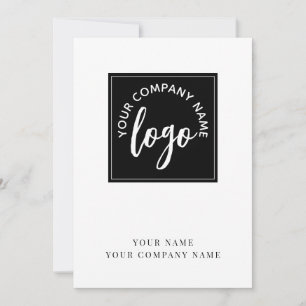 Add Your Logo Company  Note Card