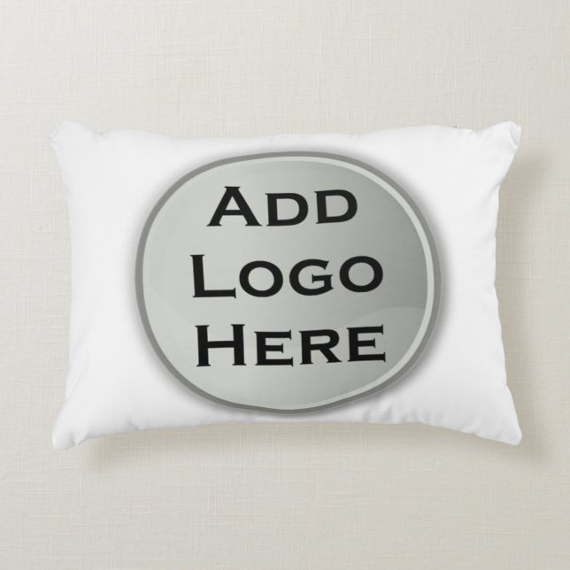 Add Your Logo Corporate Gift Accent Pillow (Front)