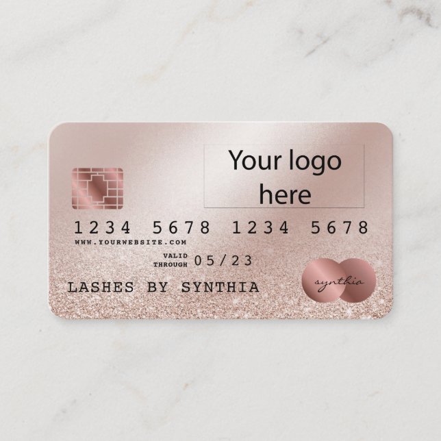 Add Your Logo Credit Card Style (Front)