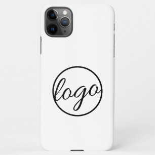 Add Your Logo Custom Black and White Business iPhone 11Pro Max Case