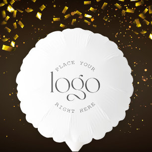 Add Your Logo Custom Business Promotional White Balloon