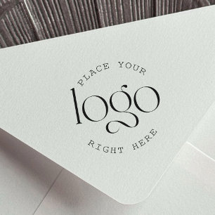 Add Your Logo Custom Business Promotional White Self-inking Stamp