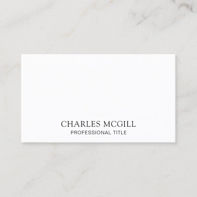 Add Your Logo Custom Circle Template Business Card (Front)
