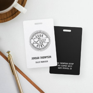 Add Your Logo   Custom Name Badge