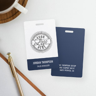 Add Your Logo   Custom Name Badge