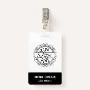 Add Your Logo | Custom Name Badge
