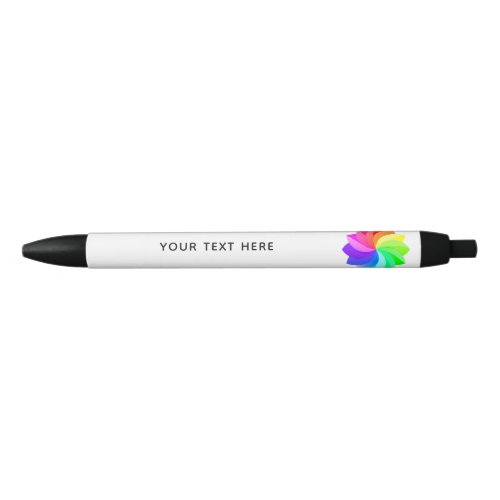 Add your Logo Custom Text Business Black Ink Pen