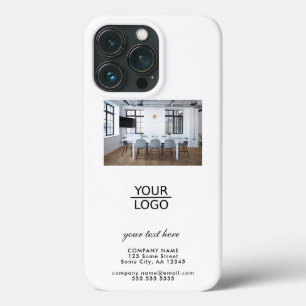 Add your Logo Custom Text Company Photo  iPhone 13 Pro Case