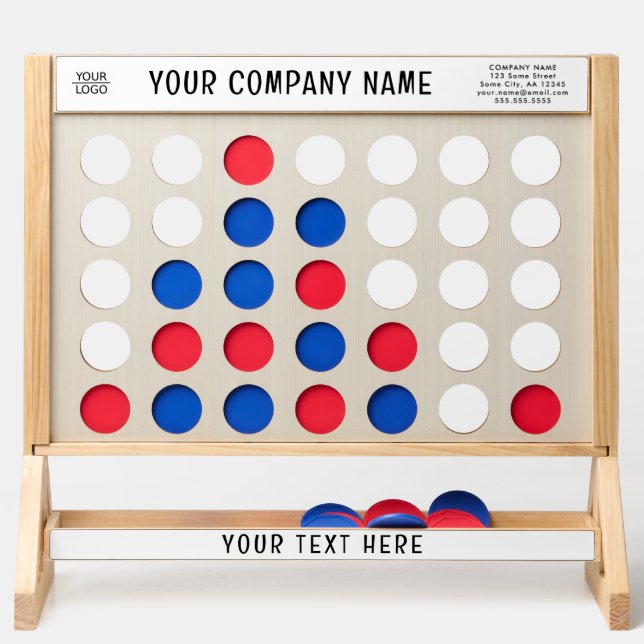 Add your Logo Custom Text Company Promotion  Fast Four (Front)