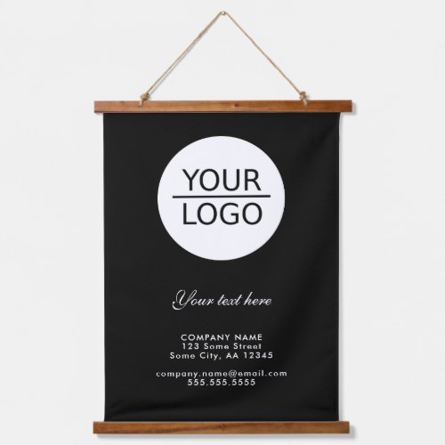 Add your Logo Custom Text Company Promotion  Hanging Tapestry