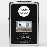 Add your Logo Custom Text Company Promotion Photo Zippo Lighter