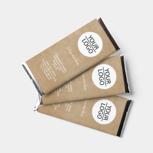 Add your Logo Custom Text Kraft Company Promotion Hershey Bar Favors