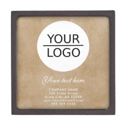 Add your Logo Custom Text Old Paper Promotion Gift Box