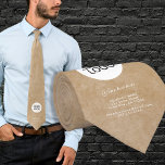 Add your Logo Custom Text Rustic Beige Promotion  Neck Tie<br><div class="desc">Add your Logo Custom Text Rustic Beige Promotional neck tie. Rustic beige background and white text. Insert your logo into the template and customize the text,  company name,  address and contact information. Business promotion or giveaway for your clients and business partners.</div>
