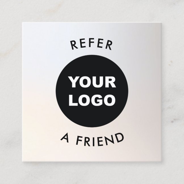 Add Your Logo Customer Referral Card