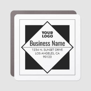 Add Your Logo Customizable Template Car Magnet