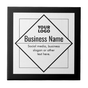 Add Your Logo Customizable Template Ceramic Tile