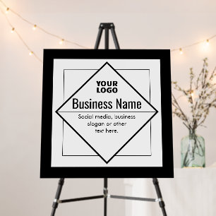 Add Your Logo Customizable Template Foam Board