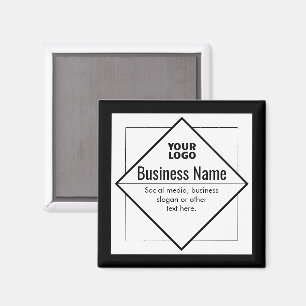 Add Your Logo Customizable Template Magnet