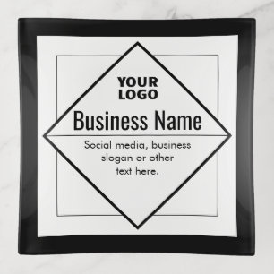 Add Your Logo Customizable Template Trinket Tray