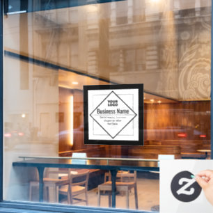 Add Your Logo Customizable Template Window Cling